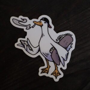 Stickers Canard Skateur 1